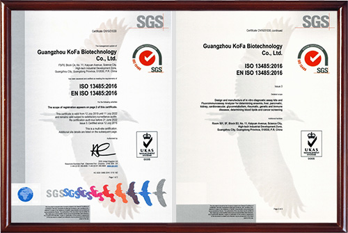 SGS ISO 13485 Certificate